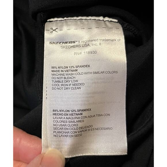 Skechers Go Walk Pant Straight Leg Women’s Size Large Back Pocket Stretch Black - Picture 6 of 9